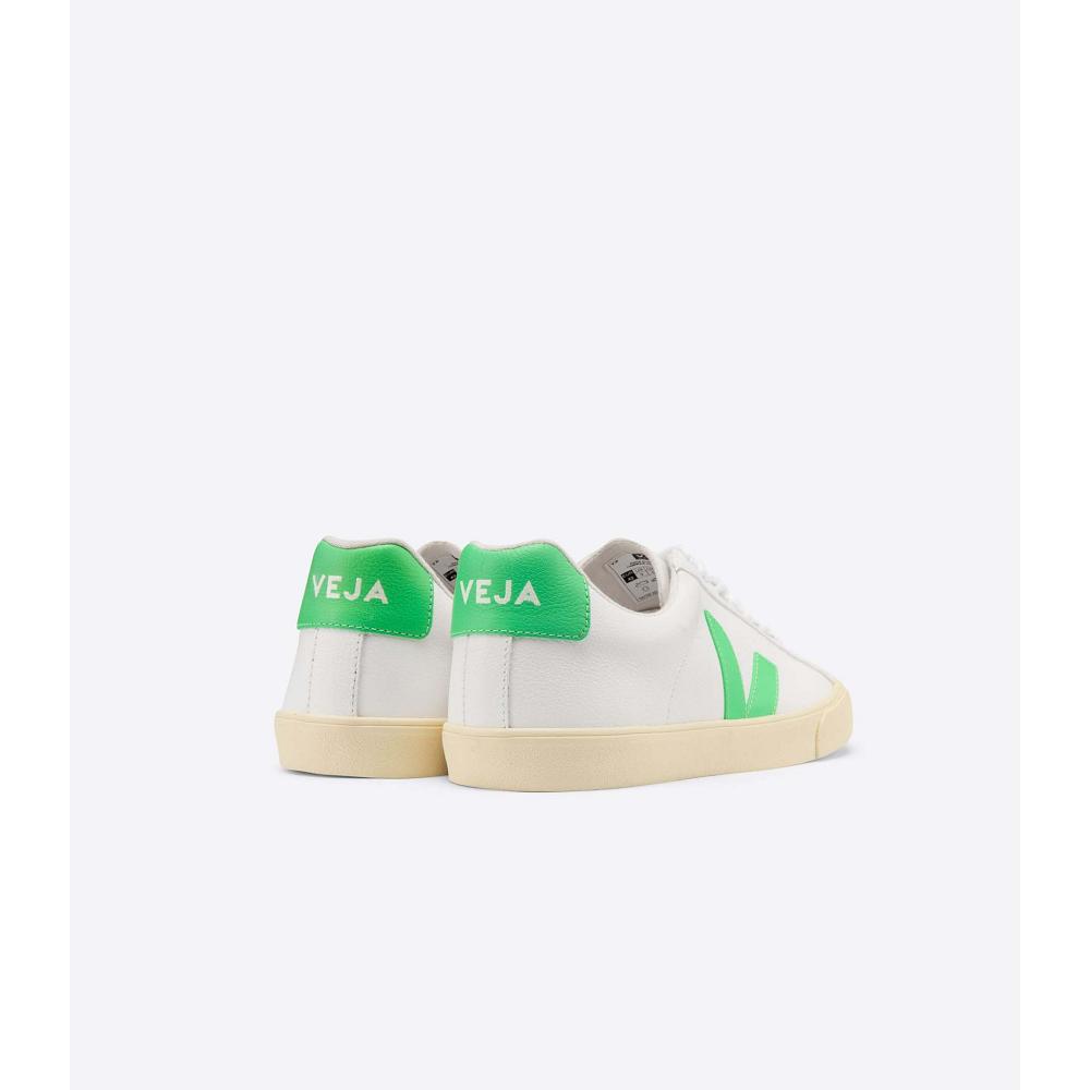 Veja ESPLAR CHROMEFREE Tornacipő Női White/Green | HU 612NWY